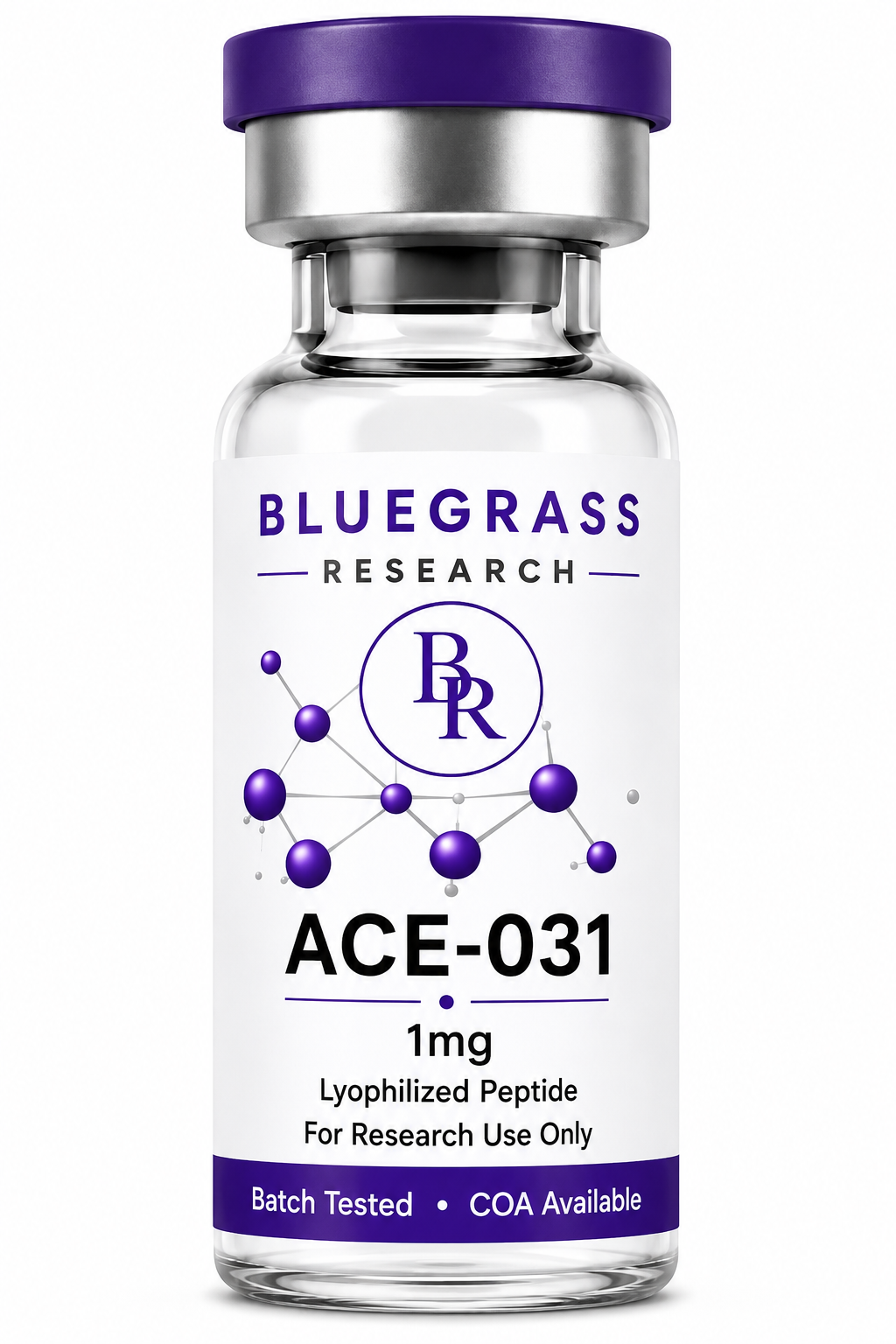 ACE-031 research peptide vial