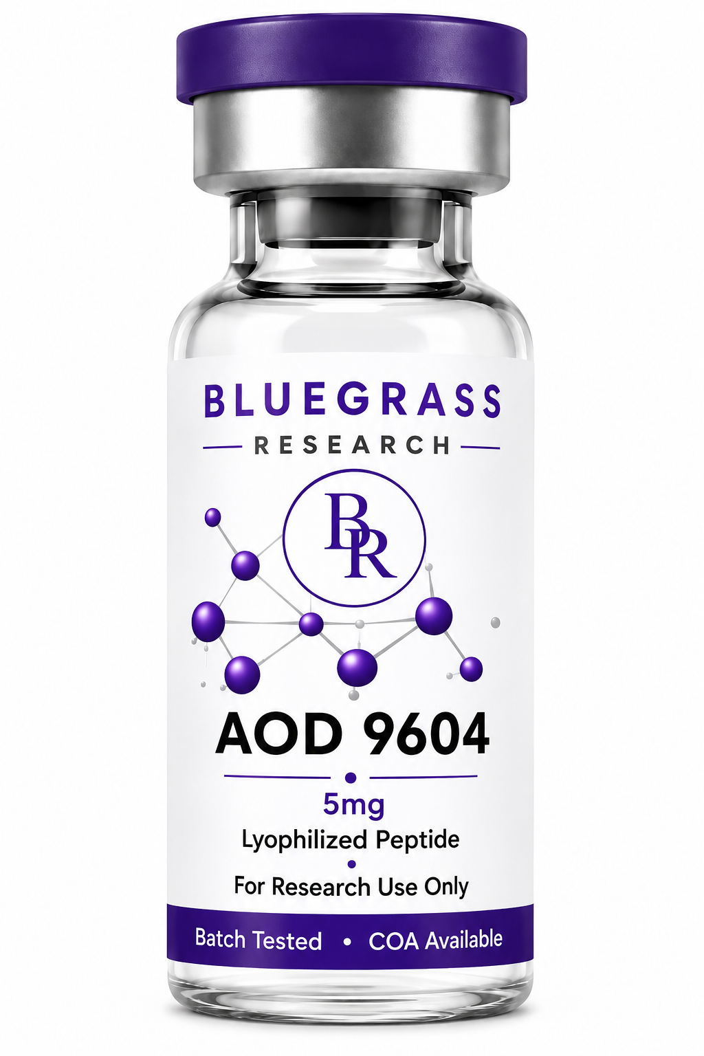 AOD 9604 research peptide vial