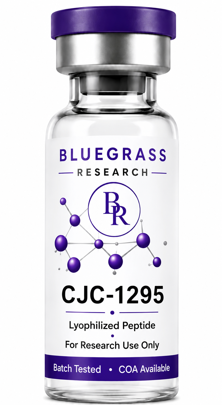 CJC-1295 research peptide vial