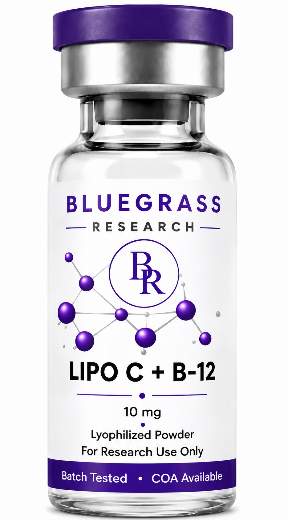 Lipo-C + B12 research peptide vial