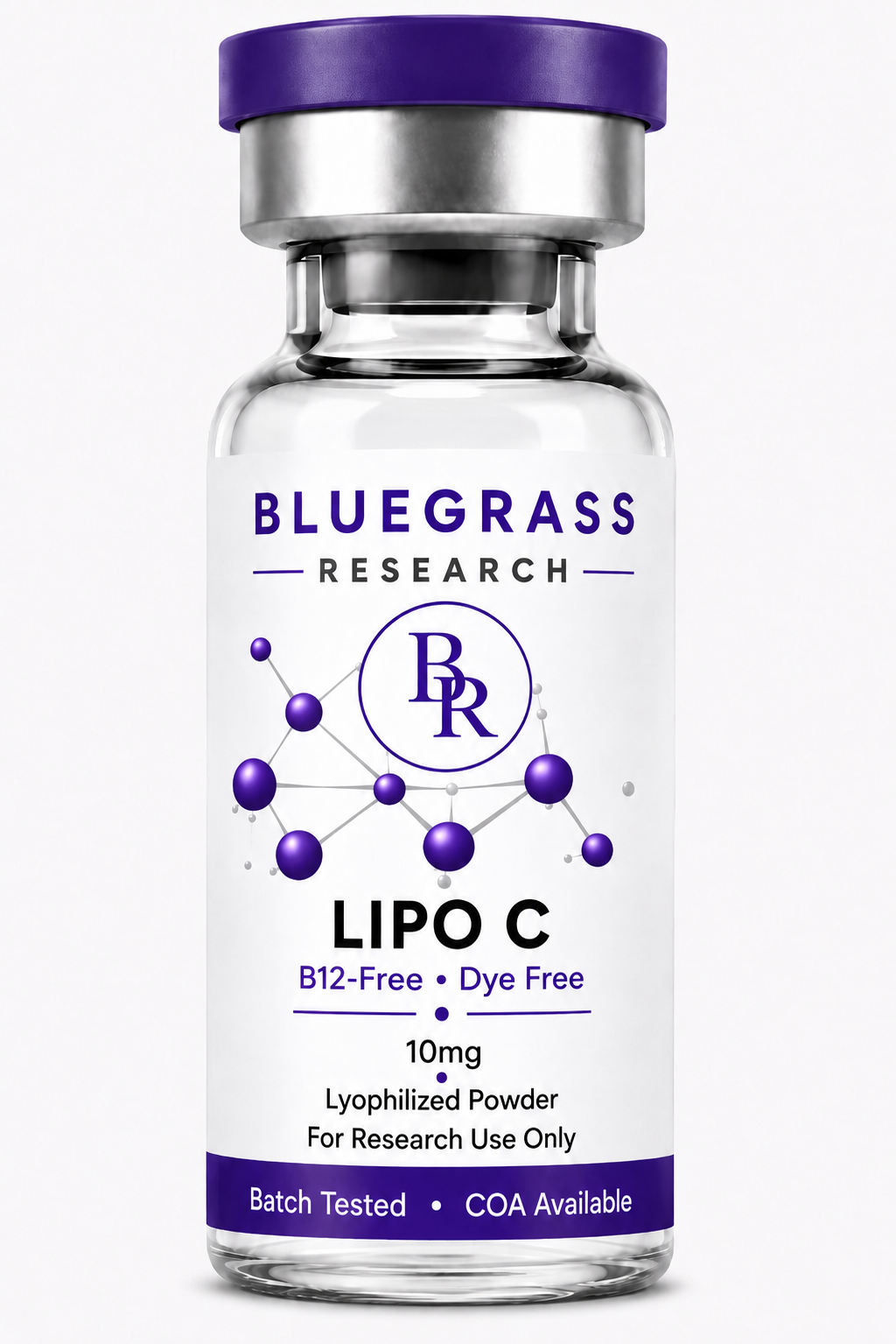 Lipo-C (B12-Free) research peptide vial