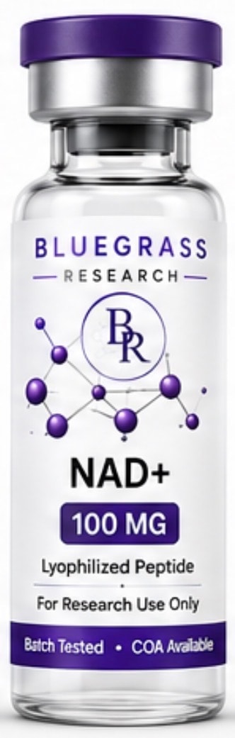 NAD+ research peptide vial