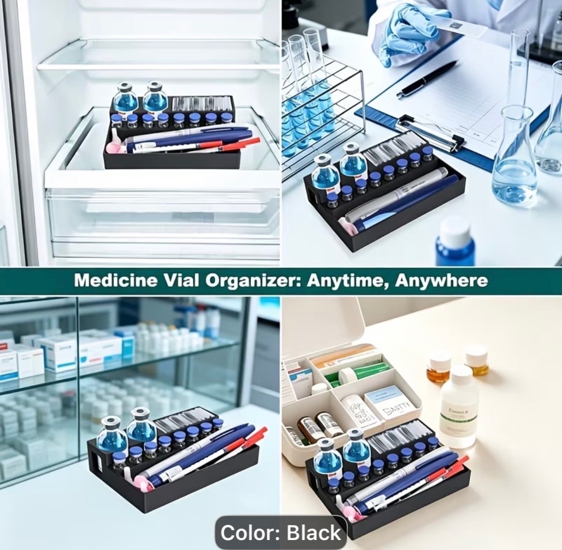 Vial & Pen Organizer