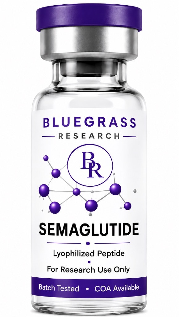 Semaglutide research peptide vial