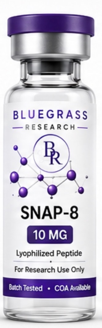 SNAP-8 research peptide vial