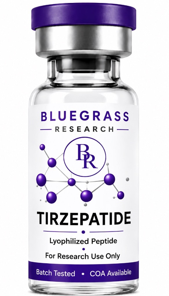 Tirzepatide research peptide vial